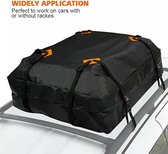 Daktas Opvouwbaar Auto 425L Dakkoffer - Daktas Auto - Opvouwbare Reistas Autodak Waterafstotend - Zwart