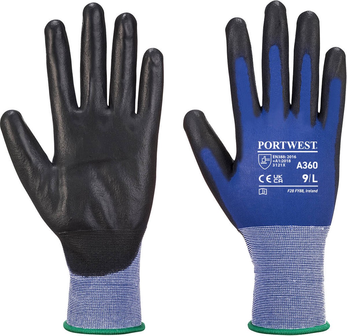Portwest Senti- Flex Handschoen - Blauw/zwart - XL