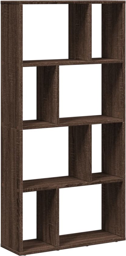 vidaXL Bibliothèque 60x20x120 cm bois traité couleur chêne brun - Bibliothèque - Bibliothèques - Étagère à Boeken - Étagère