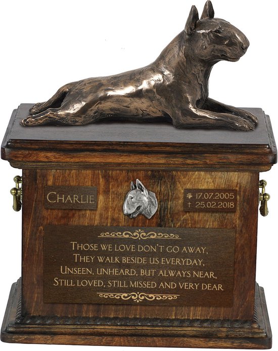 Pet Memorial Urn voor as - Natuur Pine Cat of Dog Box