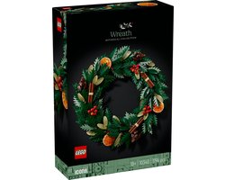 LEGO Icons Herfstkrans Bouwpakket voor Volwassenen met Bloemen - kerstdecoratie - 10340 Image