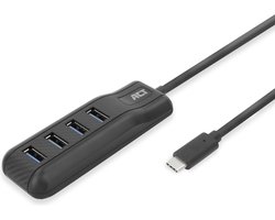 ACT USB-C hub 3.0, 4 poorts USB-A AC6420