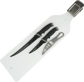 Fish-Xpro Vis fileer set - 4 Delen - Vismes - Fileermes - Ontschubber en Snijplank met RVS Klem