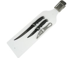 Fish-Xpro Vis fileer set - 4 Delen - Vismes - Fileermes - Ontschubber en Snijplank met RVS Klem