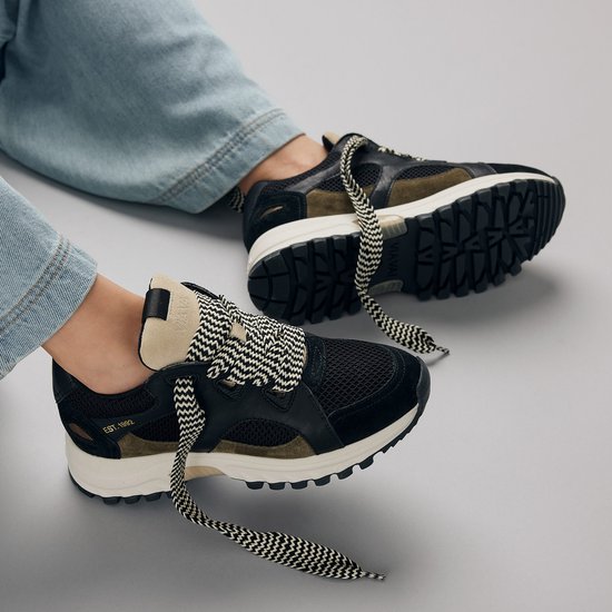 VIA VAI Danae Reese Baskets pour femmes femme - Zwart - Taille 37
