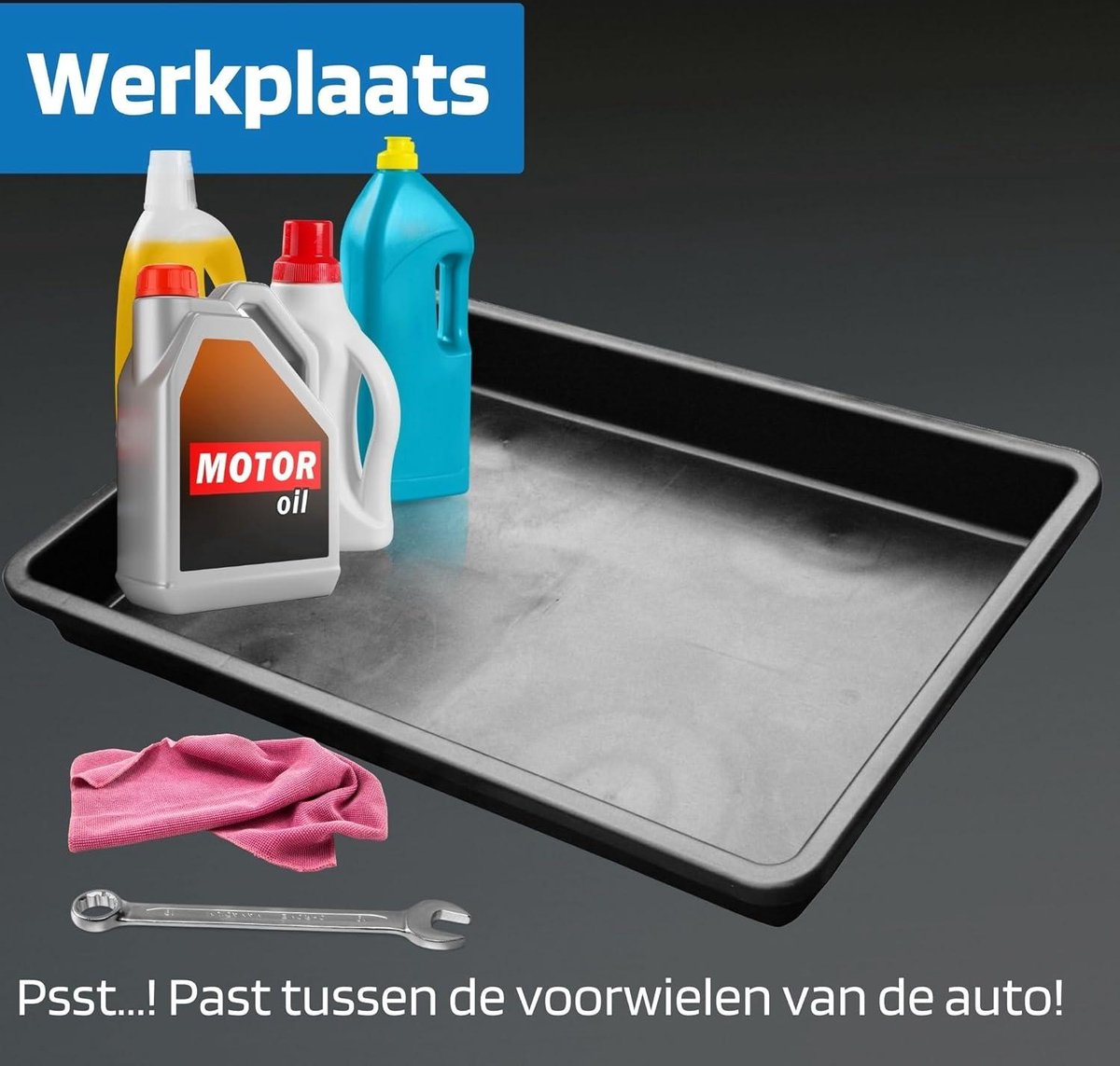Saife Opvangbak Voor Motorolie - Ø38.5x10cm - Multifunctioneel Voor Vloeistoffen