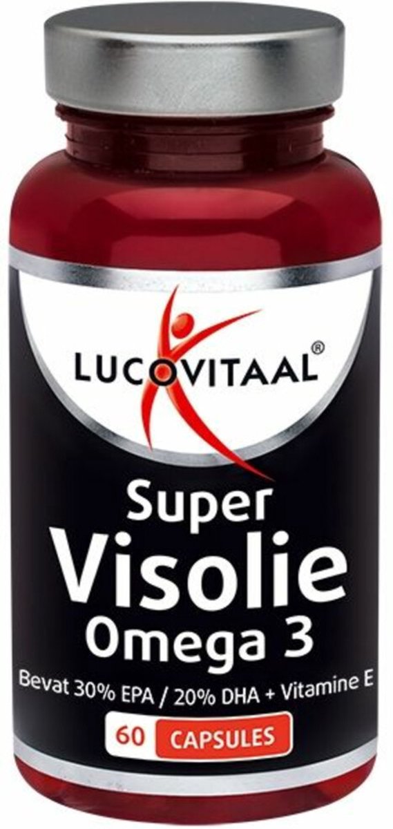 Goedkoopste 2x Lucovitaal Super Visolie Omega 3 60 capsules