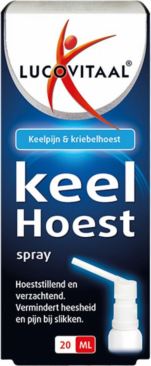Goedkoopste 2x Lucovitaal Hoest en Keelspray 20 ml