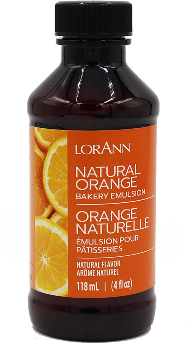 LorAnn Bakery Emulsion - Orange - 118 ml - Geconcentreerde Extracten - Smaakstof - Aroma