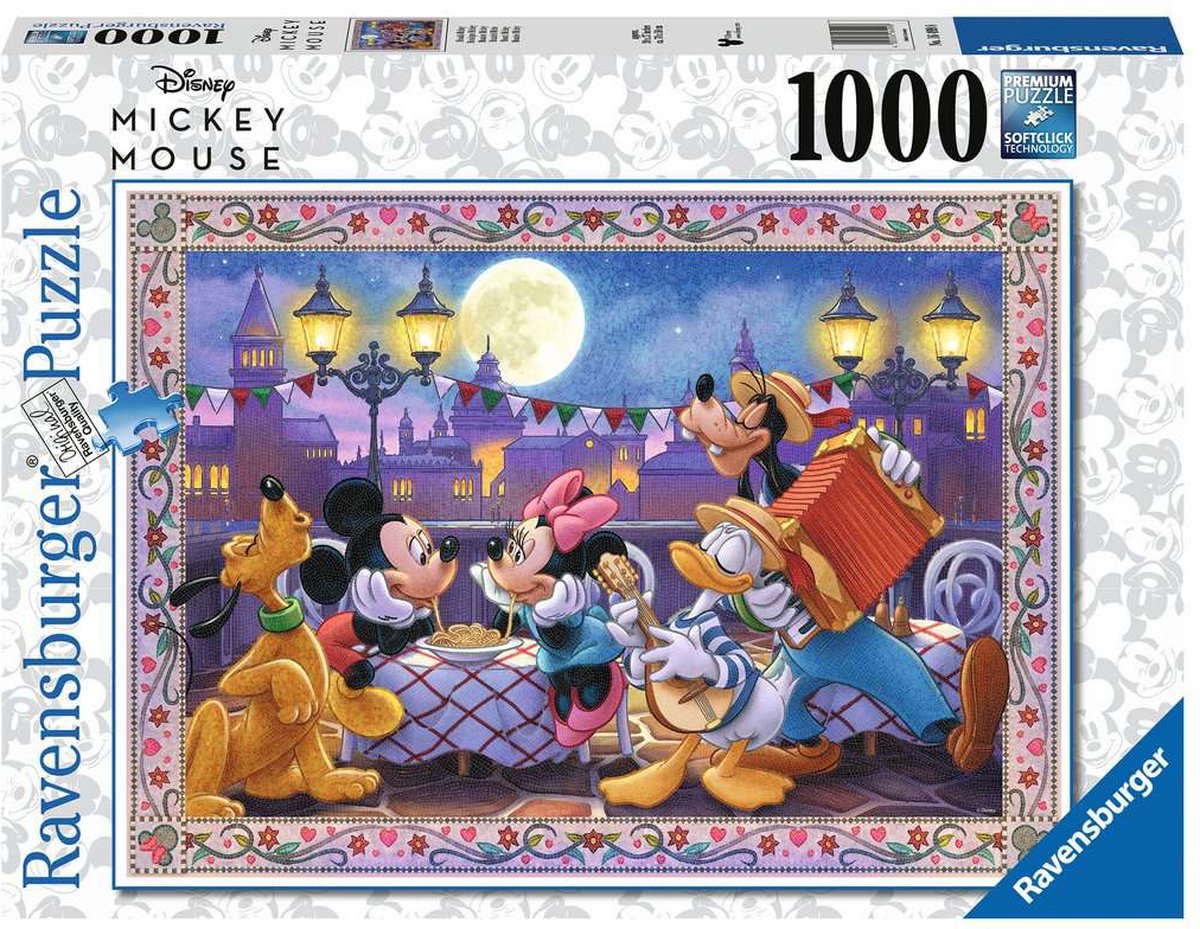 Ravensburger Mosaic Mickey legpuzzel van 1000 stukjes