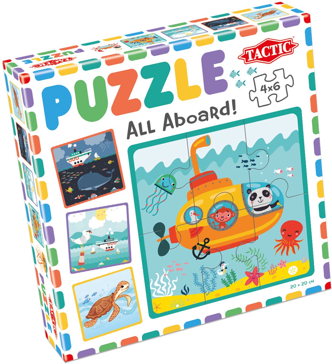 My First Puzzles 4x6 stukjes: All Aboard!