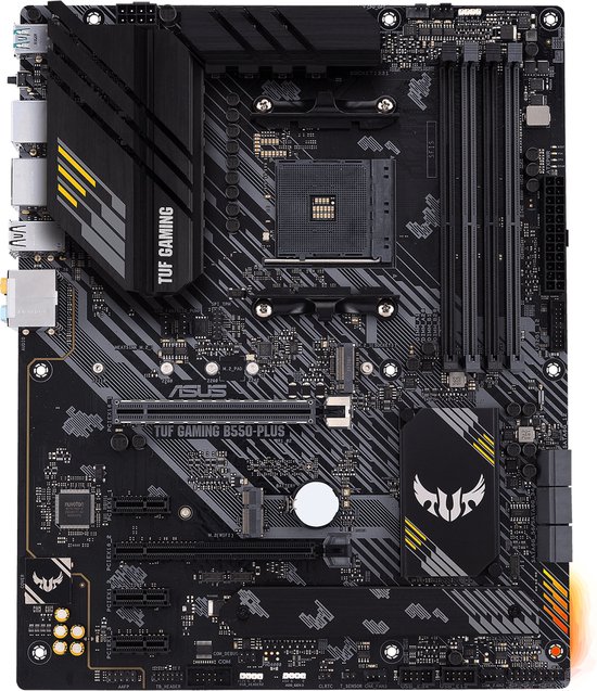 Foto: Moederbord asus tuf gaming b550 plus socket amd am4 chipset amd b550