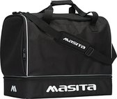 Masita | Sporttas Forza met groot stevig Schoenenvak en Sleutelvakje - BLACK - L