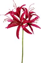 Viv! Home Luxuries Nerine - kunstbloem - 81cm - fuchsia - topkwaliteit