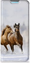 Wallet Book Case Xiaomi Redmi 10 Smart Cover Hoesje Paarden