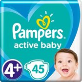 Pampers Active Baby Luiers Maat 4+ - 45 Luiers