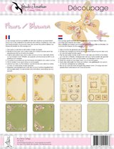 Decoupage papier Bloemen