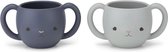 Konges slojd cutie cup shadow - Gobelet - Tasse - Siliconen - Set de 2