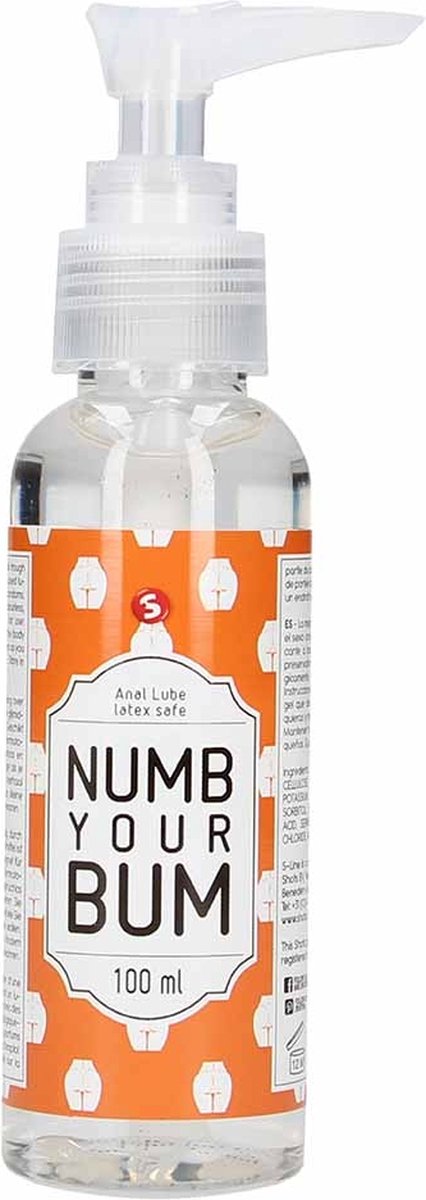 Goedkoopste Anaal Glijmiddel – Numb Your Bum – 100 ml