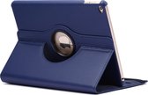 Mobigear Tablethoes geschikt voor Apple iPad Air 2 (2014) Hoes | Mobigear DuoStand Draaibare Bookcase - Donkerblauw