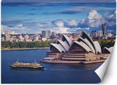 Trend24 - Behang - Sydney Opera House - Vliesbehang - Fotobehang - Behang Woonkamer - 300x210 cm - Incl. behanglijm