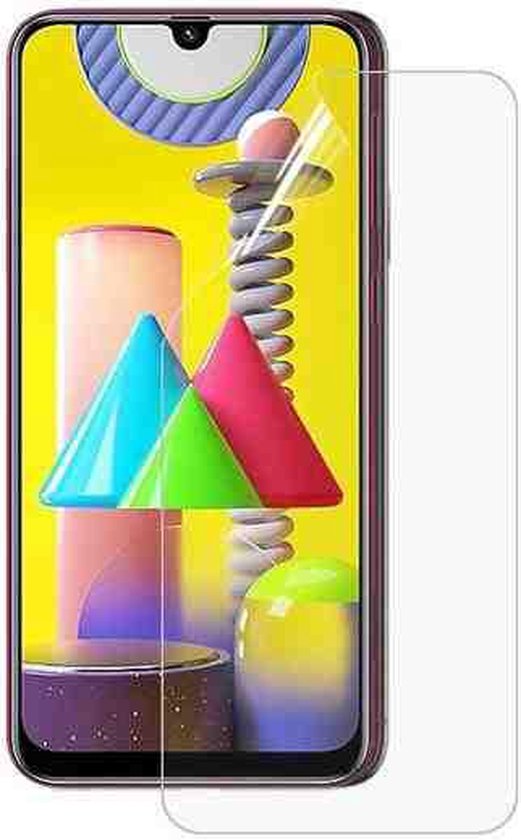 LuxeBass Screenprotector geschikt voor Samsung Galaxy M31 - glas scherm - bescherming