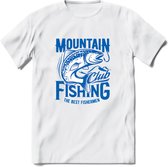 Fishing - Vissen T-Shirt | Grappig Verjaardag Vis Hobby Cadeau Shirt | Dames - Heren - Unisex | Tshirt Hengelsport Kleding Kado - Wit - M