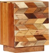 Decoways - Nachtkastje 40x30x50 cm massief gerecycled hout