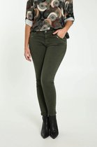 Cassis Dames Effen broek met lovertjes - Sportbroek - Maat 38