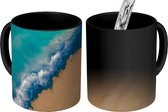 Magische Mok - Foto op Warmte Mok - Strand - Zee - Schuim - 350 ML