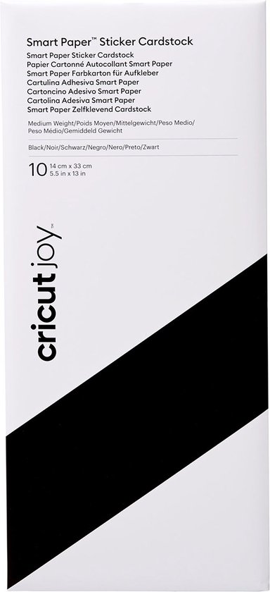 Sinis zonde Geweldig Cricut Joy Stickerpapier - Smart Sticker - 10 vellen - 14x33cm - Zwart | bol.com Sinis zonde Geweldig Cricut Joy Stickerpapier - Smart Sticker - 10 vellen - 14x33cm - Zwart | bol.com