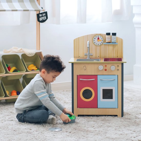 Teamson Kids Klassiek Houten Speelkeuken - Kinderspeelgoed - Rollenspel Speelgoed - Hout van Teamson Kids — afbeelding 5