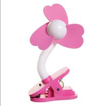 DREAMBABY OPKLAPBARE WAGENVENTILATOR - WIT EN ROZE