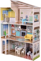 Teamson Kids Poppenhuis Voor 12" Poppen met 17 Accessoires - Accessoires Voor Poppen - Kinderspeelgoed - Veelkleurig