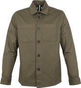 Profuomo - Overshirt Groen - XL - Regular-fit