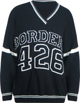 Trui Borderl Zwart