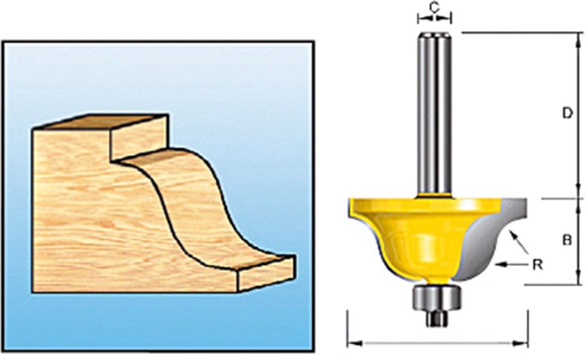 Makita D-11558 lijstprofielfr+lag 34,93 S8