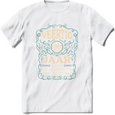 40 Jaar Legendarisch Gerijpt T-Shirt | Aqua - Ivoor | Grappig Verjaardag Cadeau | Dames - Heren | - Wit - XL