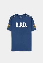 Resident Evil Heren Tshirt -S- R.P.D. Blauw