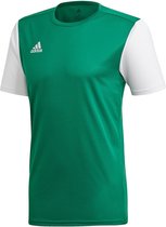 adidas Estro 19 Sportshirt - Maat 116  - Jongens - groen/wit