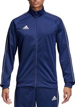 Adidas Core 18  Sportvest Heren - Dark Blue/White - Maat L