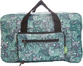 Eco Chic - Foldable Holdall (weekendtas) - D31GN - Green - Paisley