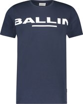 Ballin Amsterdam -  Heren Loose Fit    T-shirt  - Blauw - Maat M