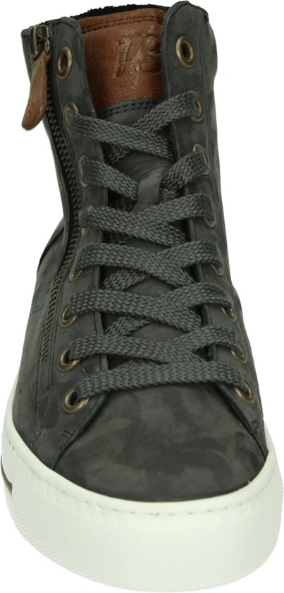 Paul Green 4024 - Volwassenen VeterlaarzenHalf-hoge schoenen - Kleur: Grijs  - Maat: 35.5 | bol.com