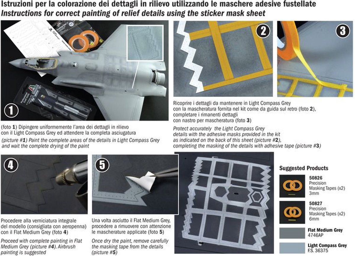 Italeri Modelbouwpakket Vliegtuigen - 2506 F-35 A Lightning II (NL decals!) Plastic - 1:32 - Modelbouw — afbeelding 6