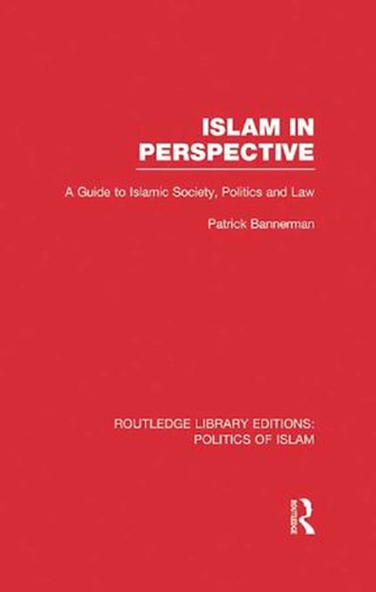 Islam in Perspective (Rle Politics of Islam) - cover