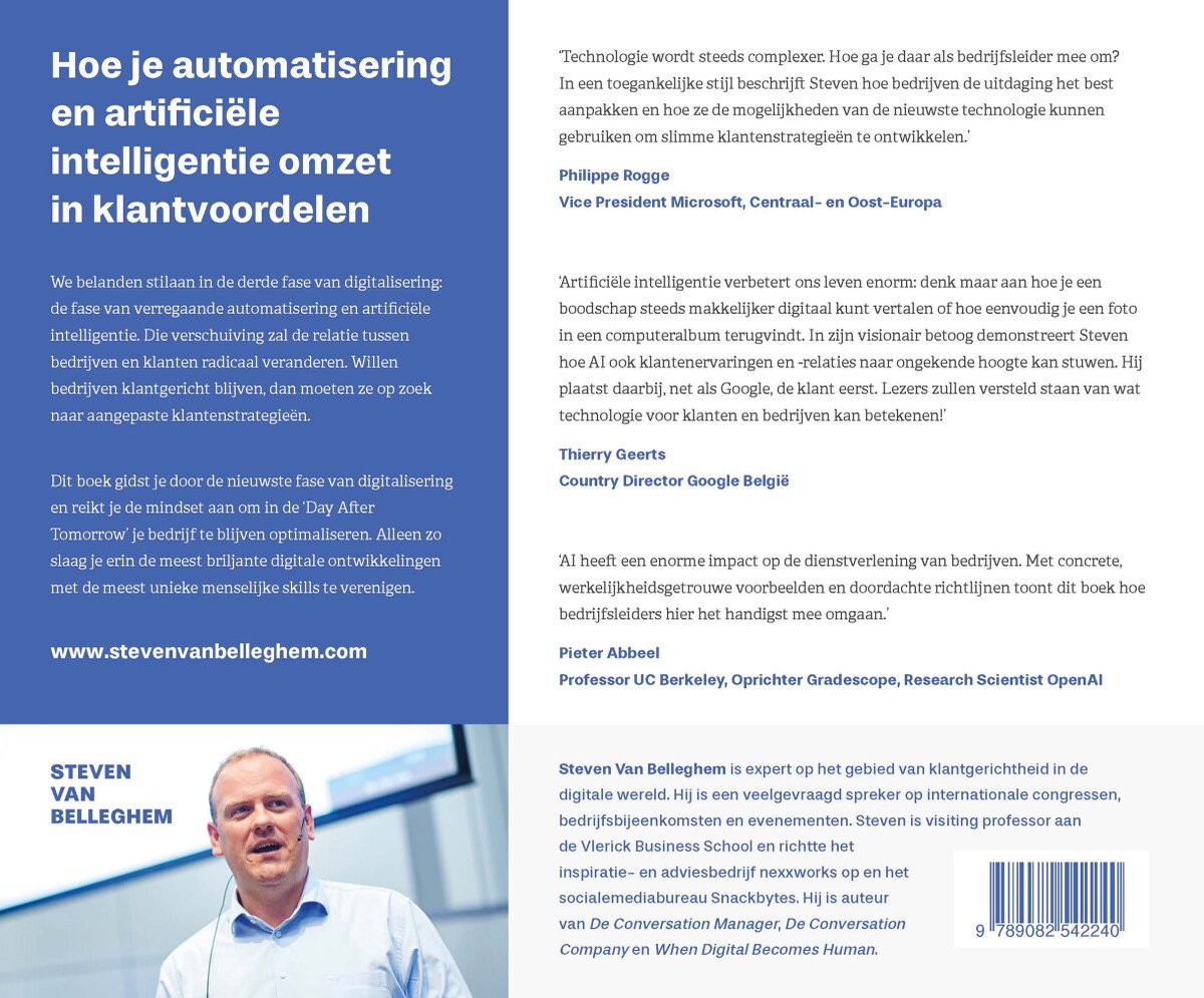 Customers the day after tomorrow - back cover