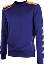 Kappa Saguedo Trainingssweater Heren - Marine / Fluo Oranje | Maat: XL