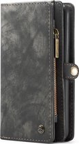Caseme Bookcase / 2in1 Case Hoesje - Geschikt voor Samsung Galaxy A52 - Gsm case - Zwart