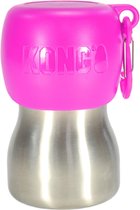 Kong Hondendrinkfles H2o 280 Ml Rvs Chroom/roze